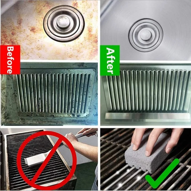 BBQ Grill Reinigung Pinsel Ziegel Block Grill Reinigung Stein Bimsstein Ziegel Für Grill Rack Outdoor Küche BBQ Werkzeuge Mangal