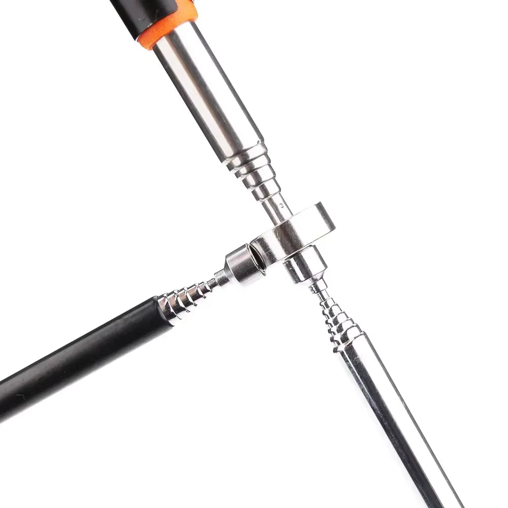 Faltbares, starkes magnetisches Pickup-Werkzeug, flexibles Pick-up-Werkzeug aus Metall, Saugstange, Magnet, Federgriff, Grabber, tragbare Handwerkzeuge