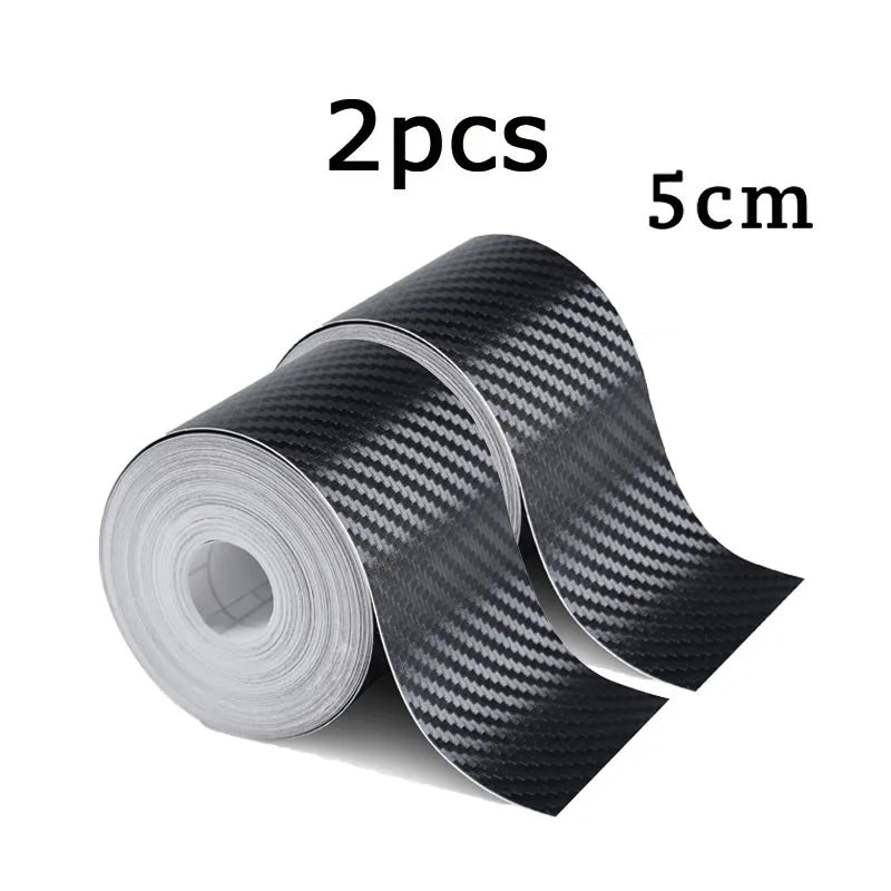 1-5 m Nano Carbon Faser Auto Band Aufkleber Tür Spiegel Paste Schutz Streifen DIY Schutz Schutz Film wasserdicht Klebstoff