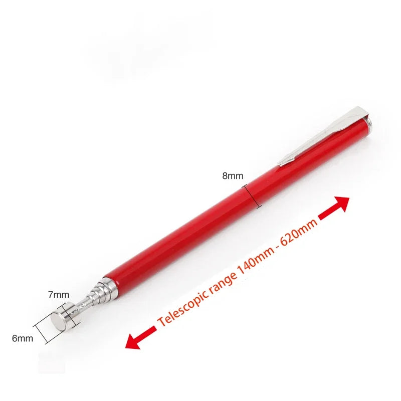 Faltbares, starkes magnetisches Pickup-Werkzeug, flexibles Pick-up-Werkzeug aus Metall, Saugstange, Magnet, Federgriff, Grabber, tragbare Handwerkzeuge