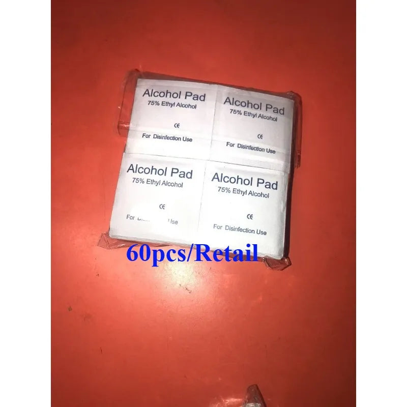 100PCS Einweg 75% Alkohol Nass Wischen Pads Für Antiseptische Saubere Haut Schmuck Handy Für Desinfektion Verwenden Tattoo Saubere werkzeuge