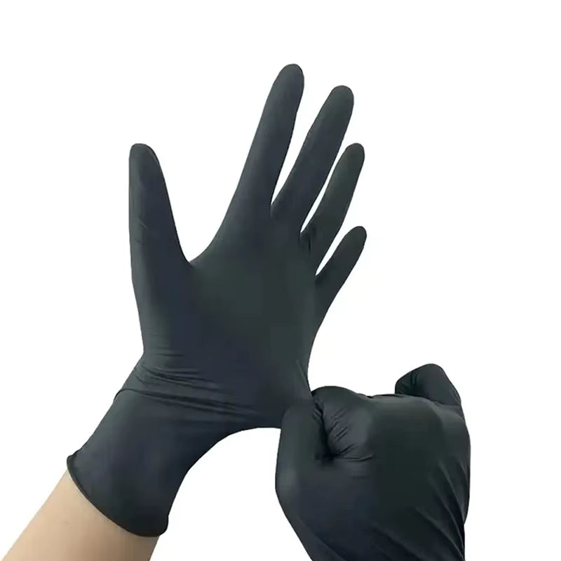 Einweghandschuhverpackung, schwarze Nitrilhandschuhe, Haushalt, Küche, Kochutensilien, Autowäsche, Haushaltsreinigung, Arbeitshandschuhe, Neu