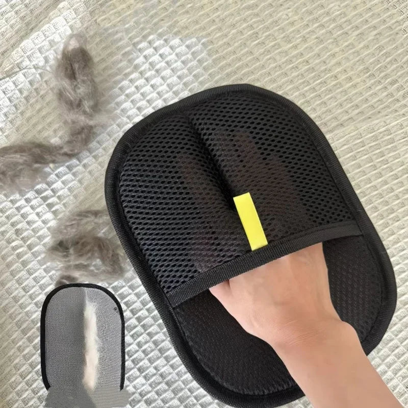 Haustier-Handschuhe für Katzen- und Hundehaare-Entfernung, Haushalts-Haarreinigungswerkzeug, Heim-Haarschaber, Haftvorrichtung