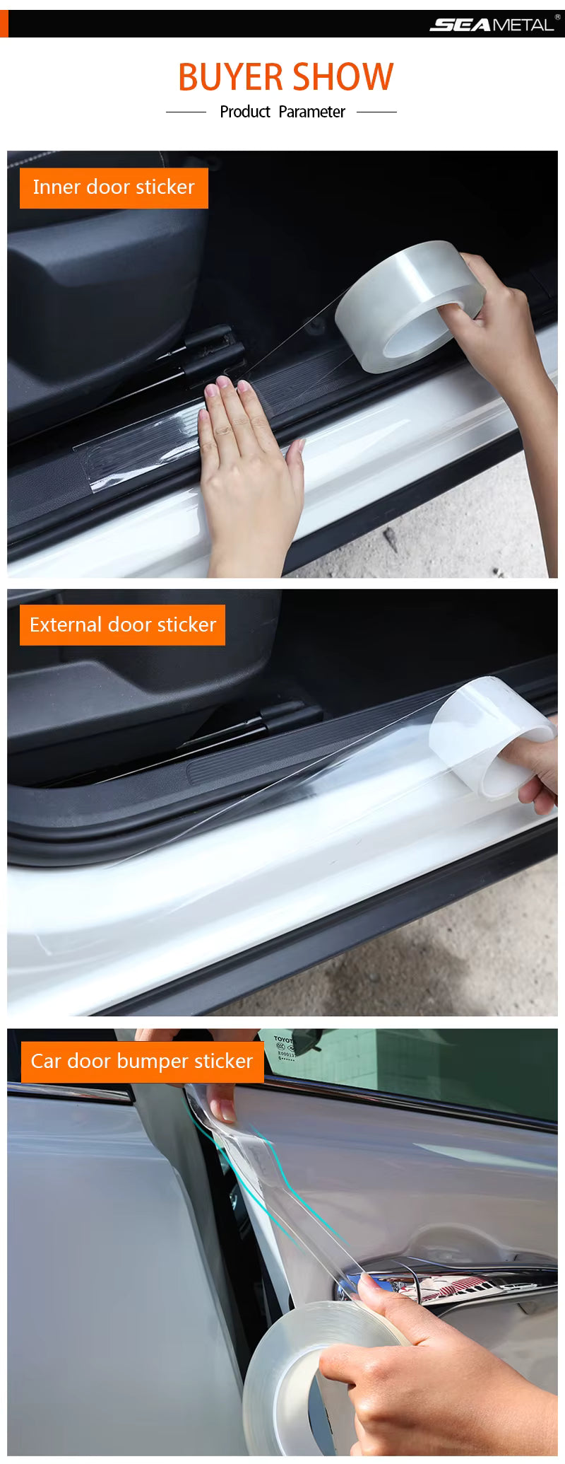 Auto Aufkleber Tür Sill Schutz Universal Auto Tür Rand Aufkleber Anti Scratch Auto Stoßstange Schutz Film Auto-Styling Zubehör