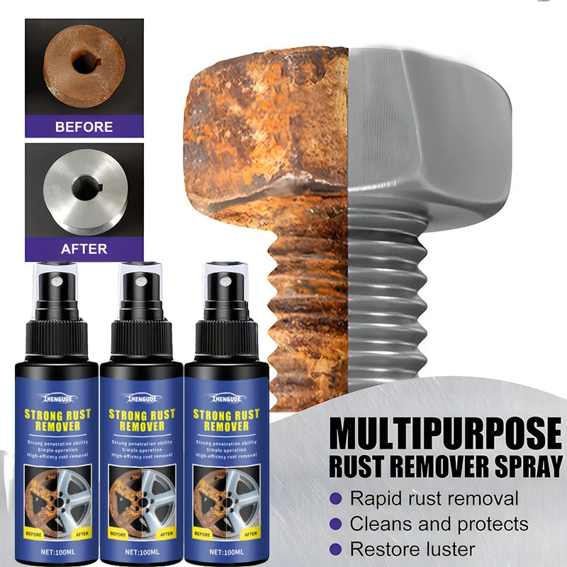 General Motors Metallrostentferner und Schutzspray, Eisenentfernungsumwandlungsspray, Metallrostentferner, geeignet für Autoteile, Reifen, Felgen, Türen usw., Entfernt effektiv Rost und Reparaturen