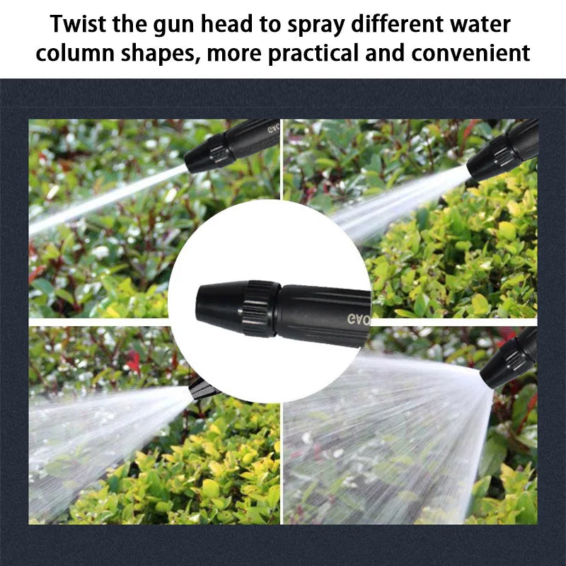 Tragbare Hochdruck-Waschwasserpistole, verstellbar, direktes Spray, Autowaschdüse, Hausgarten, Bewässerungspistole, 1/2 Zoll Kupferkupplung