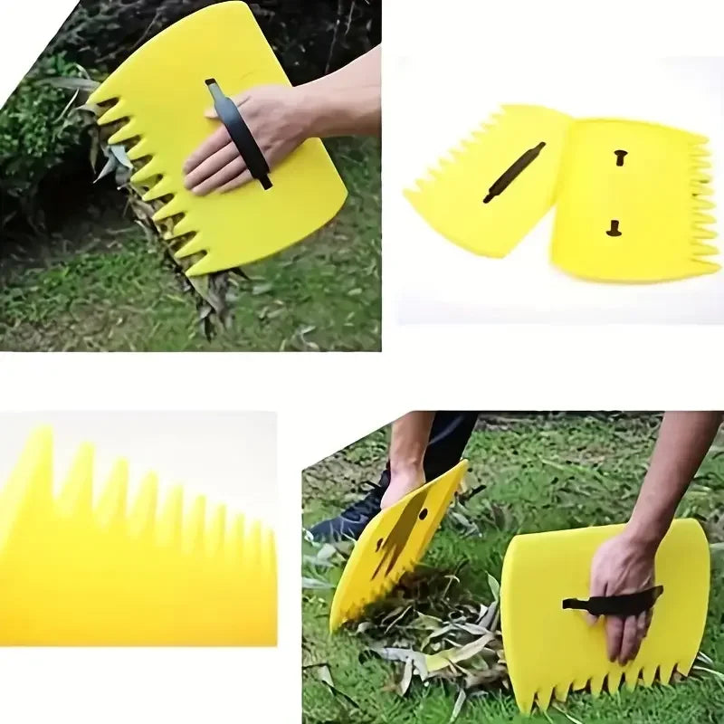 1 Paar Blattgreifer für den Außenbereich, Müll-Aufnahmekrallen für Hof, Garten, Reinigungssammler, Abfallmüllgreifer, Garten, Hof
