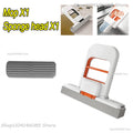 Mini-Schwammmopp, freihändige Waschmopps, tragbarer Mini-Supersaugfähiger Mopp für Desktop-Boden, Badezimmer, Küche, Glas, Autoreinigung