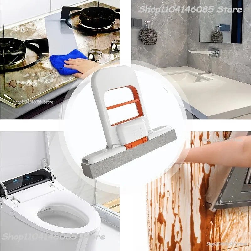 Mini-Schwammmopp, freihändige Waschmopps, tragbarer Mini-Supersaugfähiger Mopp für Desktop-Boden, Badezimmer, Küche, Glas, Autoreinigung