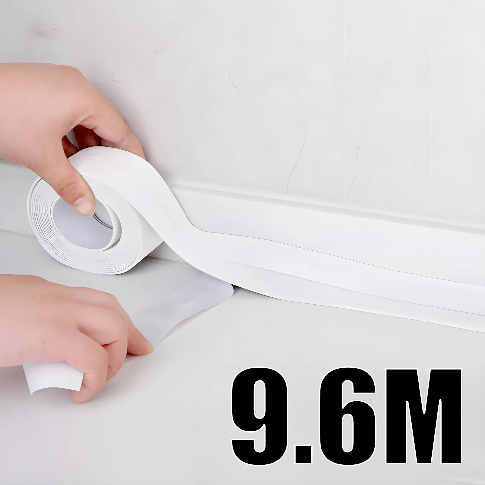 Wasserdichtes Dichtungsband PVC Selbstklebend für Badezimmer Wandkleber Aufkleber Küchenspüle Fugendichtung Schimmelresistentes Abdeckband