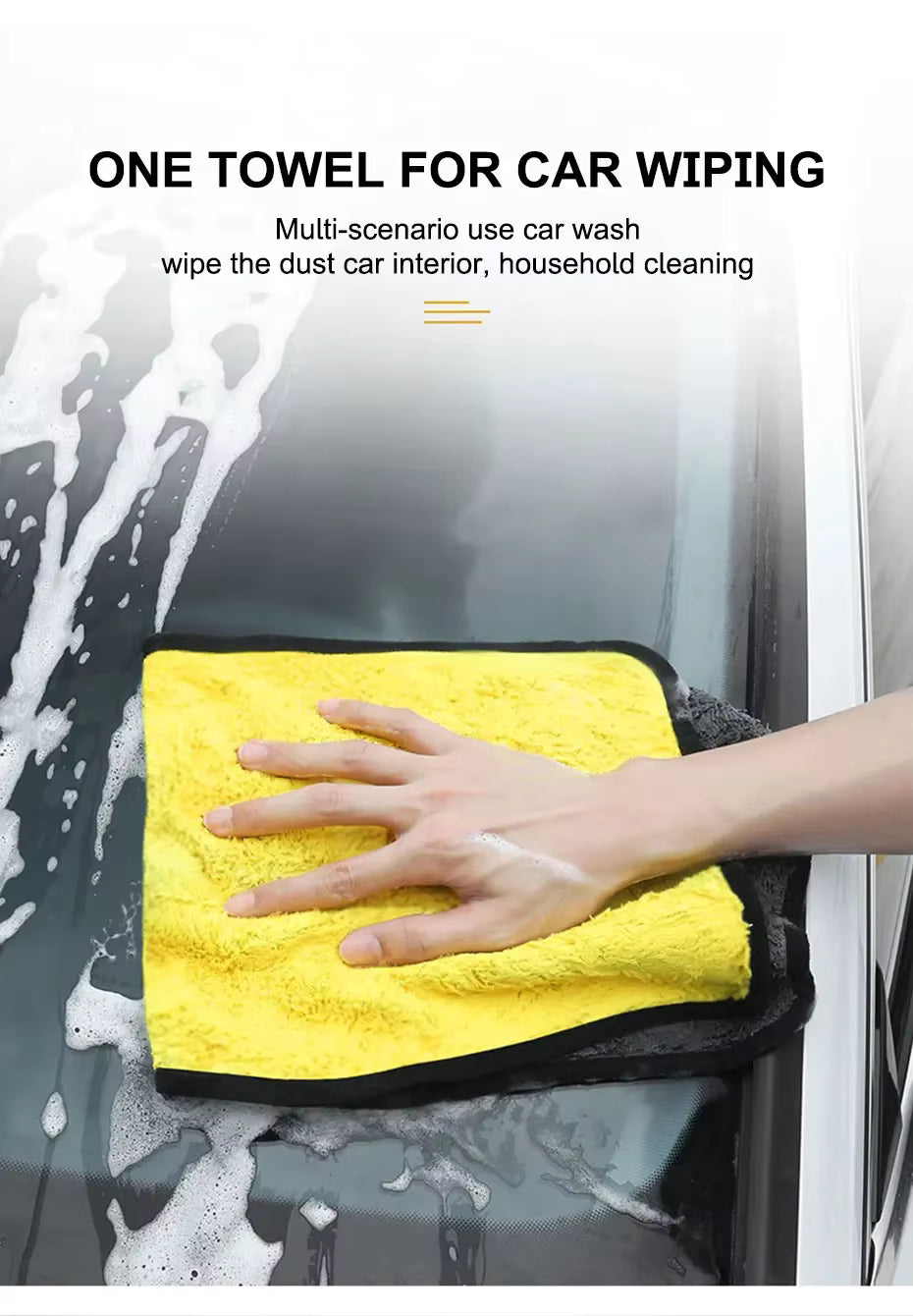 High-end-Mikrofaser Handtuch Auto Waschen Handtuch Detaillierung Reinigungstuch Auto Waschen Trocknen Handtuch Auto Saugfähigen Reinigungsprodukte