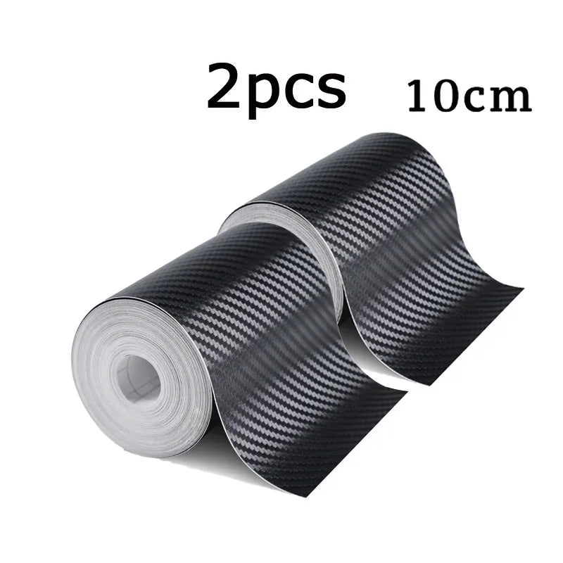 1-5 m Nano Carbon Faser Auto Band Aufkleber Tür Spiegel Paste Schutz Streifen DIY Schutz Schutz Film wasserdicht Klebstoff