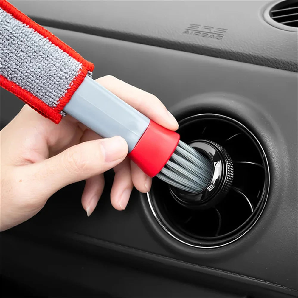 Reinigungswerkzeug zur Entlüftung der Auto-Klimaanlage, Mehrzweck-Staubsaugerbürste, Auto-Innenzubehör, Mehrzweck-Reinigungsbürste