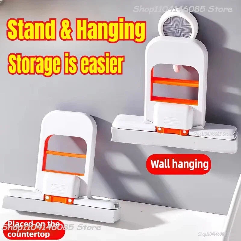 Mini-Schwammmopp, freihändige Waschmopps, tragbarer Mini-Supersaugfähiger Mopp für Desktop-Boden, Badezimmer, Küche, Glas, Autoreinigung