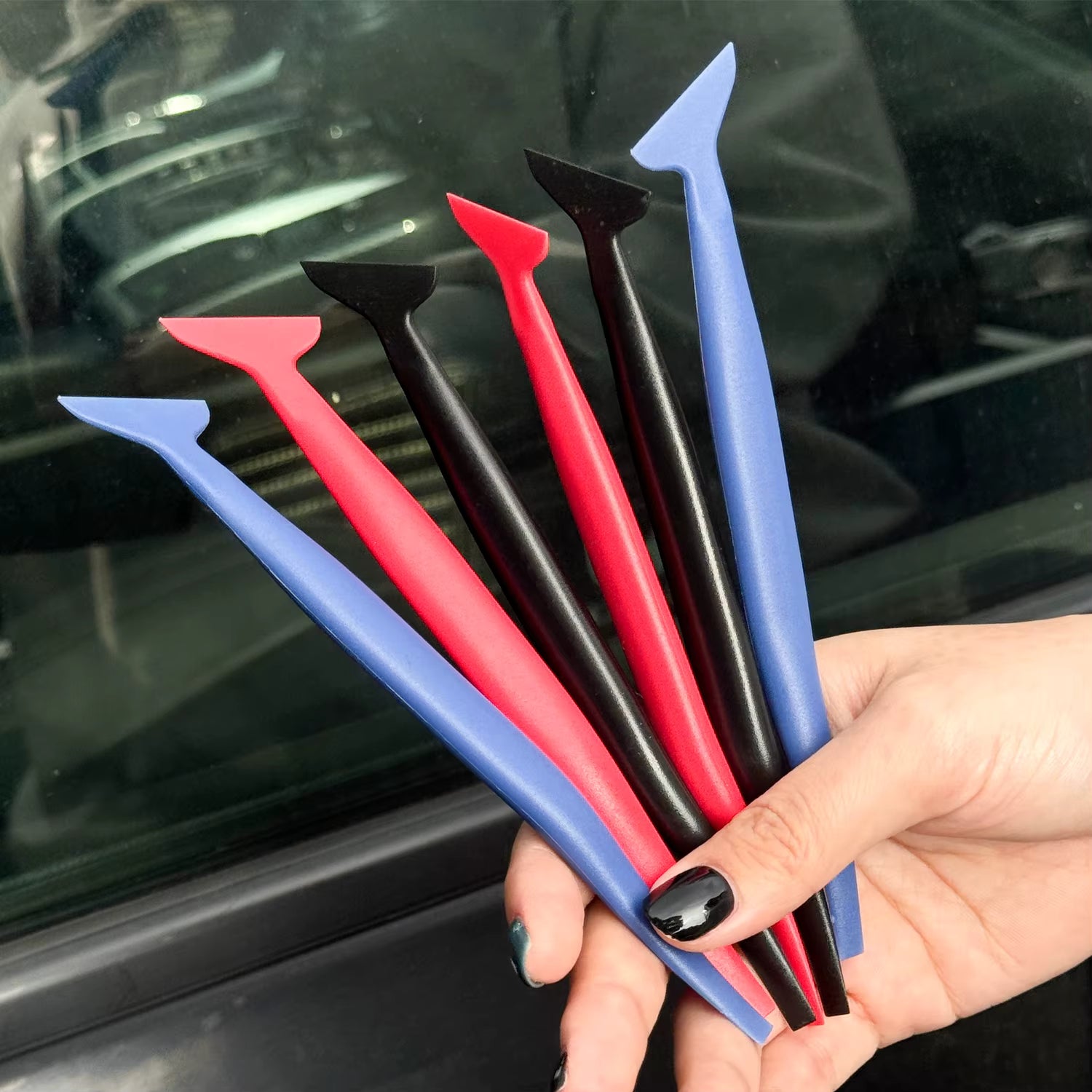 Schaber Klingen Auto Vinyl Wrap Werkzeuge Rakel Gummi Dichtungen Auto Detaillierung Supplie Schaber für PPF Installation Rand Drücken Lücken