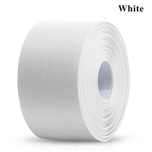 Wasserdichtes Dichtungsband PVC Selbstklebend für Badezimmer Wandkleber Aufkleber Küchenspüle Fugendichtung Schimmelresistentes Abdeckband