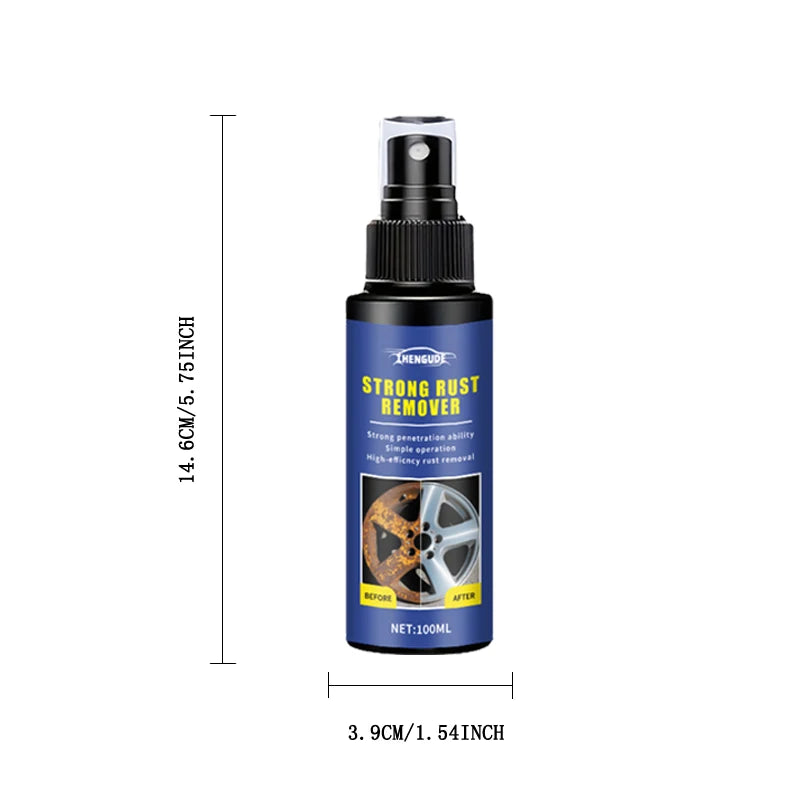 General Motors Metallrostentferner und Schutzspray, Eisenentfernungsumwandlungsspray, Metallrostentferner, geeignet für Autoteile, Reifen, Felgen, Türen usw., Entfernt effektiv Rost und Reparaturen