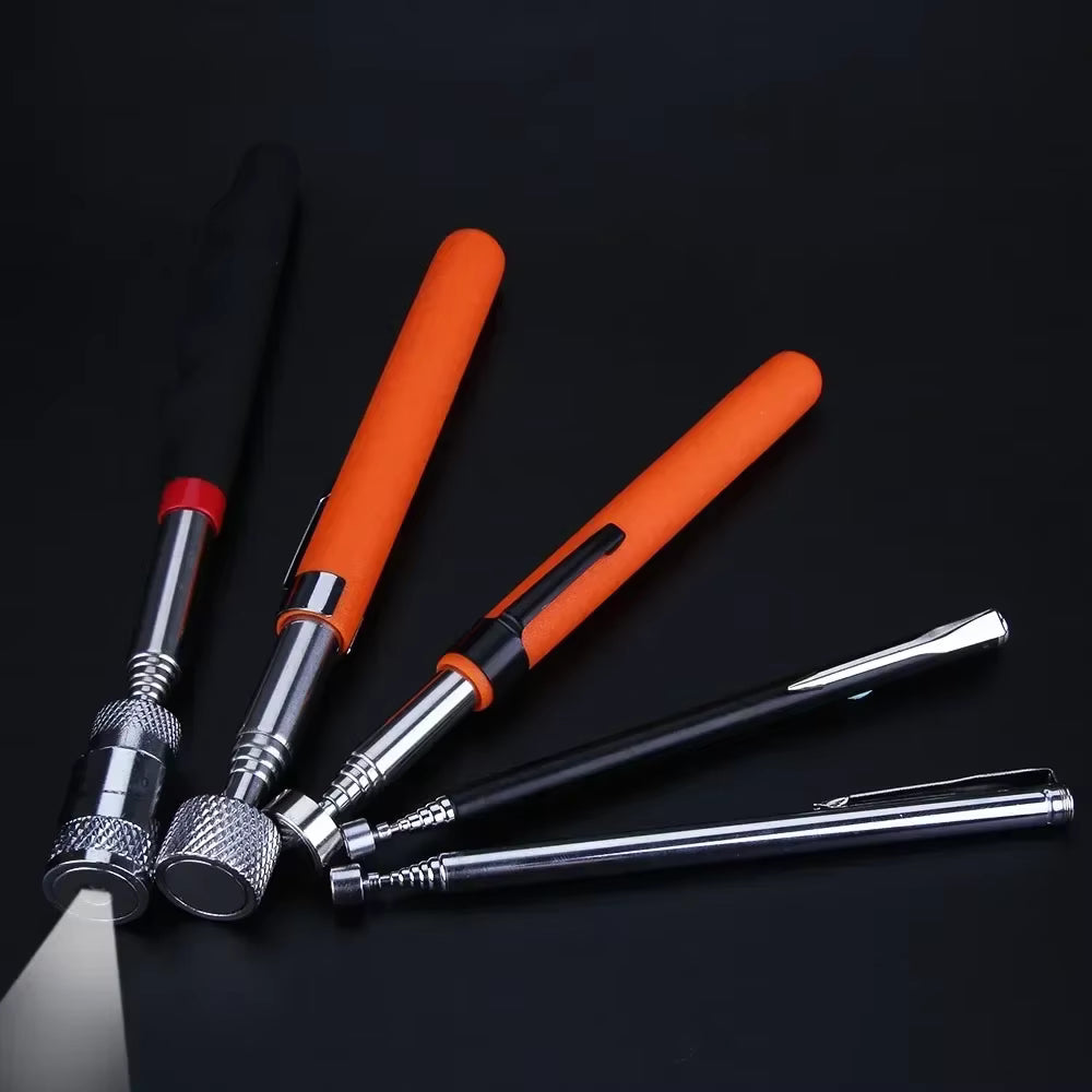 Faltbares, starkes magnetisches Pickup-Werkzeug, flexibles Pick-up-Werkzeug aus Metall, Saugstange, Magnet, Federgriff, Grabber, tragbare Handwerkzeuge