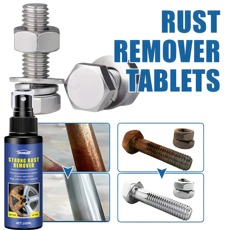 General Motors Metallrostentferner und Schutzspray, Eisenentfernungsumwandlungsspray, Metallrostentferner, geeignet für Autoteile, Reifen, Felgen, Türen usw., Entfernt effektiv Rost und Reparaturen