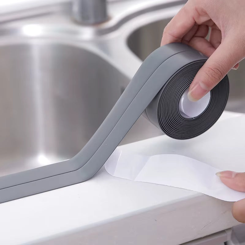 Wasserdichtes Dichtungsband PVC Selbstklebend für Badezimmer Wandkleber Aufkleber Küchenspüle Fugendichtung Schimmelresistentes Abdeckband