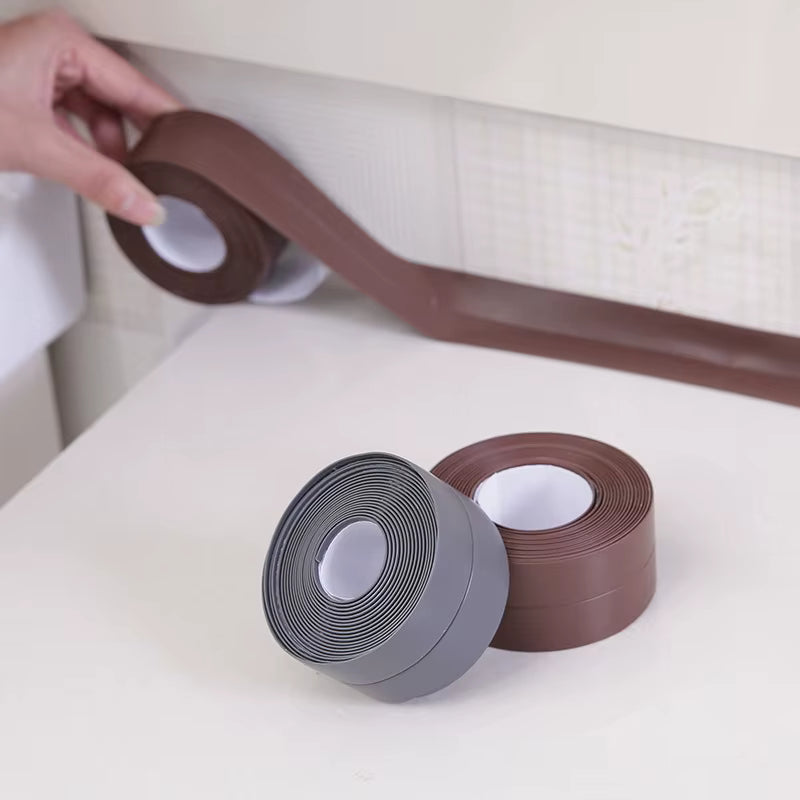 Wasserdichtes Dichtungsband PVC Selbstklebend für Badezimmer Wandkleber Aufkleber Küchenspüle Fugendichtung Schimmelresistentes Abdeckband