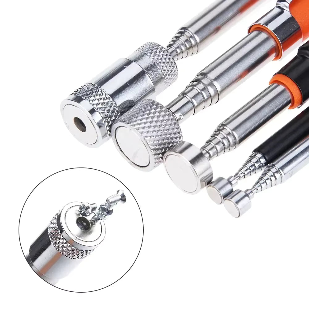 Faltbares, starkes magnetisches Pickup-Werkzeug, flexibles Pick-up-Werkzeug aus Metall, Saugstange, Magnet, Federgriff, Grabber, tragbare Handwerkzeuge