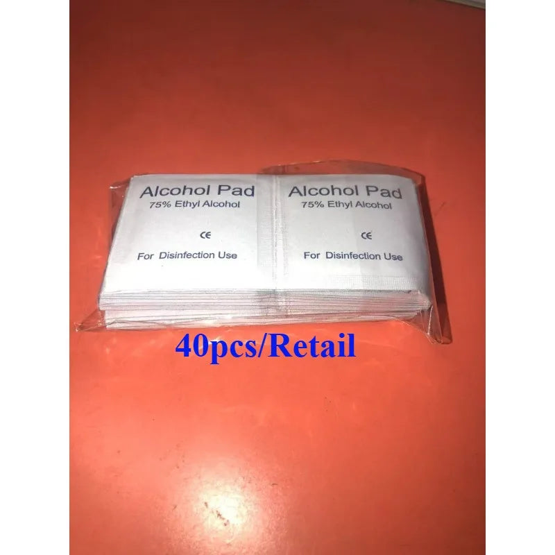 100PCS Einweg 75% Alkohol Nass Wischen Pads Für Antiseptische Saubere Haut Schmuck Handy Für Desinfektion Verwenden Tattoo Saubere werkzeuge