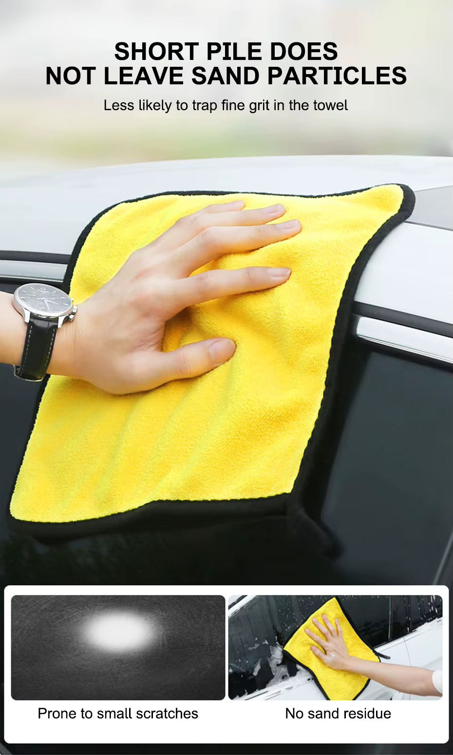 High-end-Mikrofaser Handtuch Auto Waschen Handtuch Detaillierung Reinigungstuch Auto Waschen Trocknen Handtuch Auto Saugfähigen Reinigungsprodukte