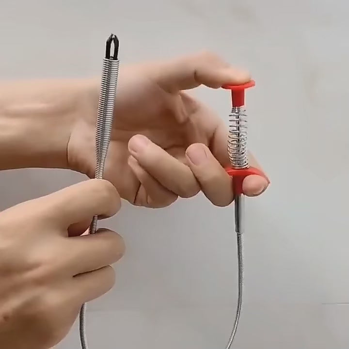 Hand Pinch Reinigung Kanalisation Rohr Plunger Hand Pinches Vier Krallen Rohr Opener Abflüsse Vier Klaue Teleskop Bad Zubehör Hause